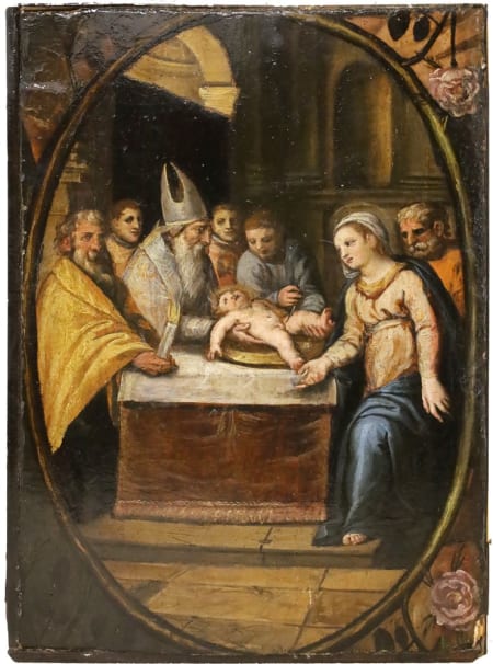 Scuola Ferrarese — La circoncisione di Gesù